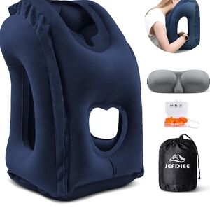 Set Of 2 blow Up Travel Pillows NWOT Never Used Cruise Ready